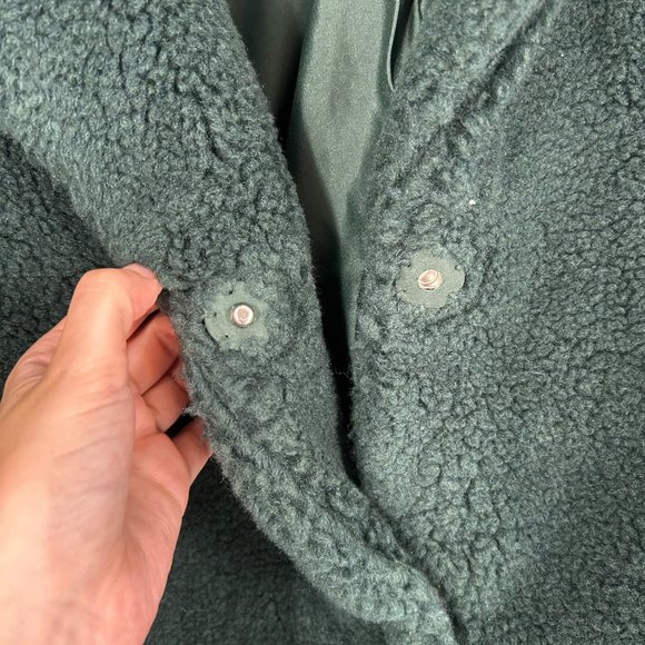 NWT Madewell (Re)sourced Sherpa Teddy Coat Large - Picture 5 of 9
